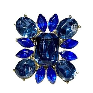 Blue Jeweled Ring